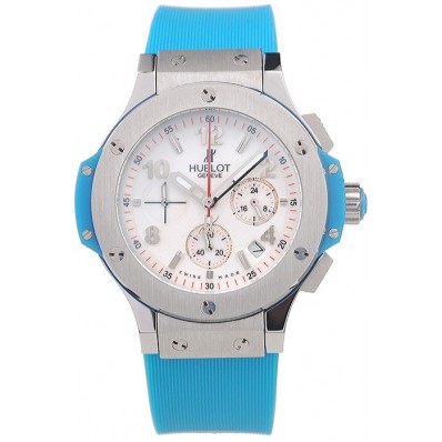 Cheap Hublot Big Bang Blue Strap White Dial Watch Watches