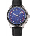 Chopard Mille Miglia GTS Blue Dial Black Leather Bracelet 1453998