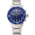 Imitation Blancpain Fifty Fathoms Flyback Chronograph Blue Dial Stainless Steel Case And Bracelet 1453773