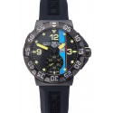Imitation Tag Heuer Formula One Grande Date Black And Yellow Dial Rubber Bracelet 622280