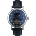 Replica Breguet Classique Complications Stainless Steel Case Black Leather Strap 80157