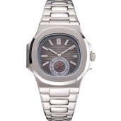 AAA Patek Philippe Nautilus Gray Dial Stainless Steel Case And Bracelet
