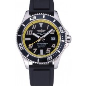 Breitling Superocean Black Yellow Dial Watch 622331 Watch