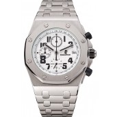 Knockoff Audemars Piguet Royal Oak Offshore White Dial Stainless Steel Case And Bracelet