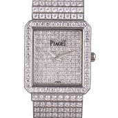 Piaget Swiss Limelight Diamonds Encrusted Stainless Steel Watch 80295 Watches
