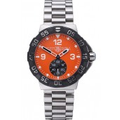 Tag Heuer Formula One Grande Date Orange Dial Stainless Steel Bracelet 622287