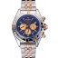 Breitling Chronomat 44 Blue Dial with White Subdials 2 Tone Stainless Steel Bracelet 622510