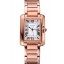 Cartier Tank Anglaise 30mm White Dial Rose Gold Case And Bracelet