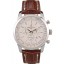Copy Breitling Transocean Beige Dial Brown Leather Strap Polished Stainless Steel Bezel
