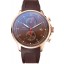 IWC Portugieser Yacht Club Brown Dial Rose Gold Case Brown Rubber Strap