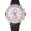New IWC Portugieser Yacht Club White Dial Rose Gold Case Black Rubber Strap