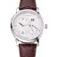 Replica A. Lange & Sohne Lange 1 White Dial Stainless Steel Case Brown Leather Strap
