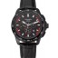 Replica Chopard Mille Miglia GTS Black Dial Black Leather Bracelet 1453997