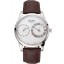 Replica Glashutte Original Silver Dial Stainless Steel Case Brown Leather Strap