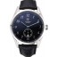 Replica Tag Heuer Carerra Calibre 6 Black Dial Stainless Steel Bezel Black Leather Band 622162