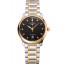 Swiss Longines Master Black Dial Diamond Hour Markers Two Tone Stainless Steel Bracelet 1453932