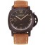 Swiss Panerai Luminor 1950 Brown Dial Brown PVD Case Brown Suede Leather Strap 1453850