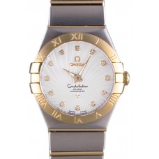 Replica Omega Constellation Gold Bezel Two Tone Band som95 621475